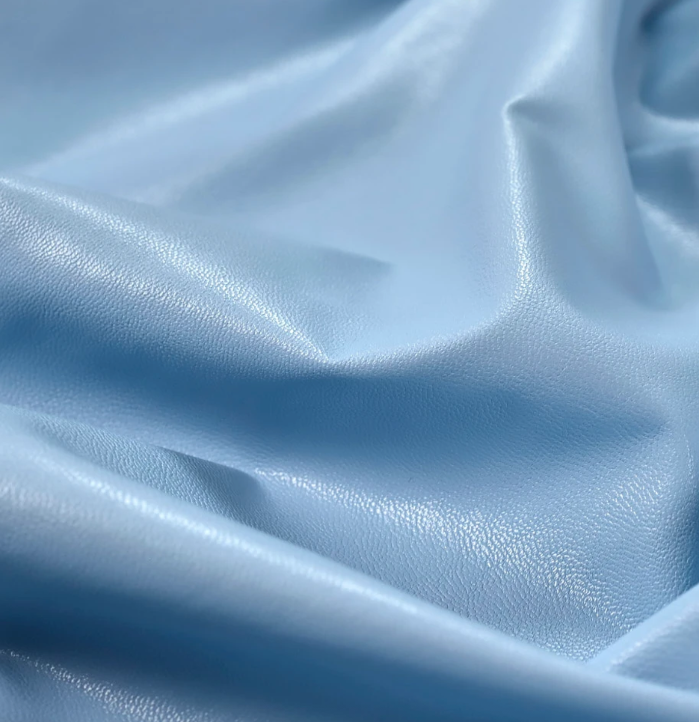 Alex Soft Vegan Leather - Light Blue