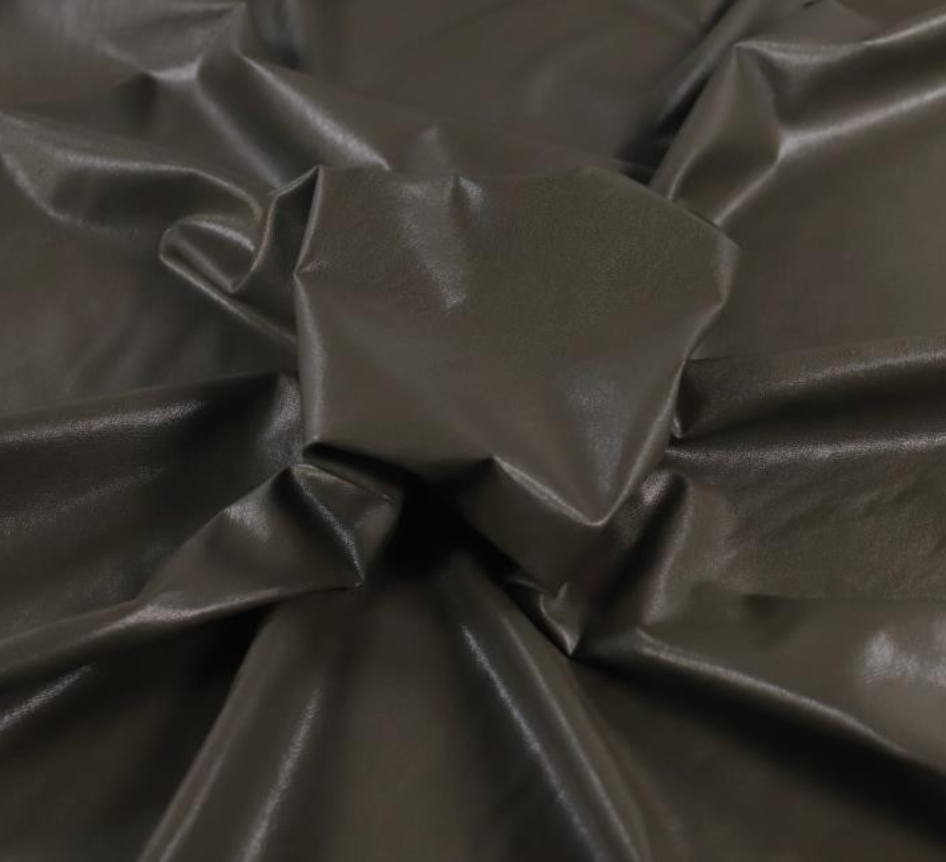Lark Soft Stretch Vegan Leather - Olive Green