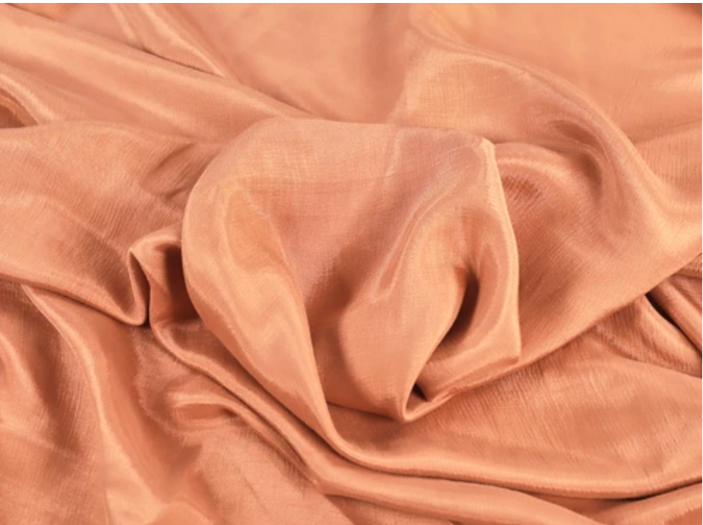 Jasmine Cotton Satin - Light Terracotta