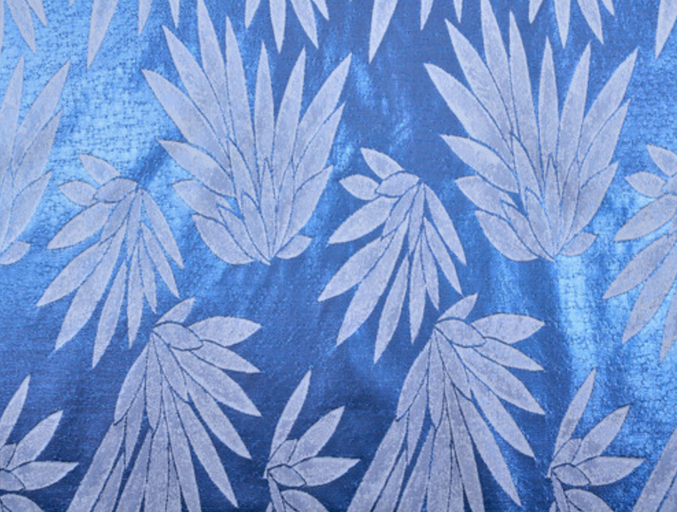 Aurora Jacquard Lamé - Blue